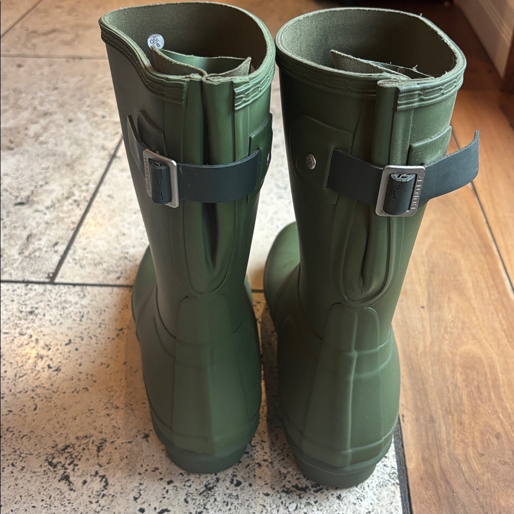 Hunter short green boots - Picture 2 of 6